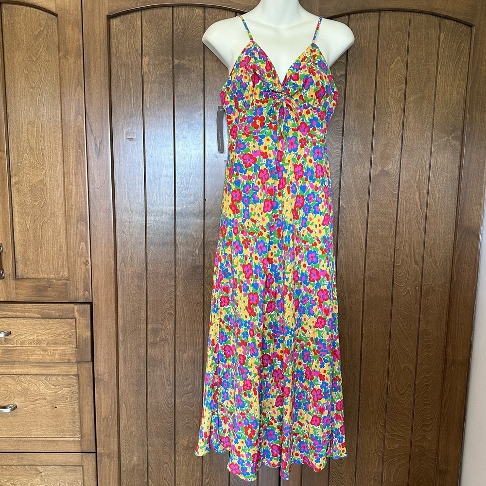 NWT Anthropologie Faithfull the Brand Shayna Midi Dress in La Fortuna Floral M - Picture 5 of 16